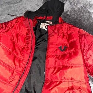 True religion puff jacket